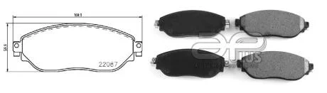 Колодки тормозные передние Nissan Primastar (X82) (11/21-) APPLUS APLUS 71230AAP