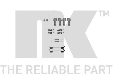 Комплект монтажний гальмівних колодок NK 7933878