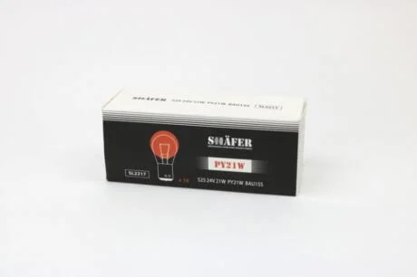 Лампа накалювання 24V 21W PY21W BAU15S SHAFER SL2217