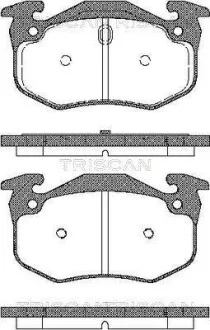 Колодки гальмівні задні TRISCAN 811025001