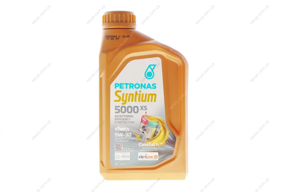 Моторна олива PETRONAS SYNTIUM 5000 XS синт. 5W30, 1л. Petronas 70660E18EU (фото 1)