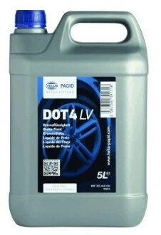 Рідина гальмівна DOT 4 LV, 5л. Hella pagid 8DF355360061