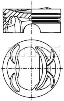 Поршень MAHLE MAHLE / KNECHT 028 PI 00117 002
