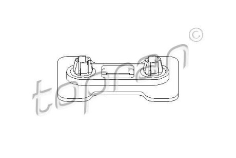 Кронштейн, буфер TOPRAN / HANS PRIES 103090