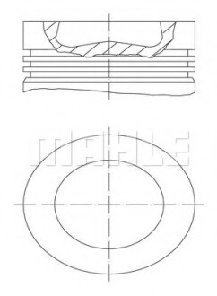 Поршень MAHLE MAHLE / KNECHT 028 PI 00100 000