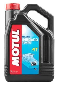 Олива для 4-х тактних двигунів човн.двигунів мінеральне 4T Inboard 15W40 5L MOTUL 851951