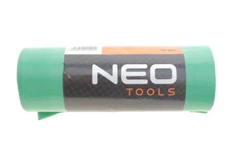 Мішки для сміття 120 л, зелені зі стрічкою, 40 мкм, 10 шт. NEO TOOLS 15-991