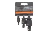 Набір ударних з\'єднань 3 шт, 1/4", 3/8", 1/2" NEO TOOLS 10-256 (фото 1)