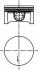 Поршень двигуна OPEL DOHC 1,6 Z16XEP 79,25 KOLBENSCHMIDT 40388610 (фото 1)
