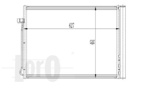 Радіатор кондиціонера X5 (E70/F15/F85)/X6(E71/E72/F16/F86) 2.0D-4.8 06- LORO DEPO 004-016-0020 (фото 1)