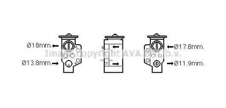 Розширювальний клапан AVA COOLING AI1351