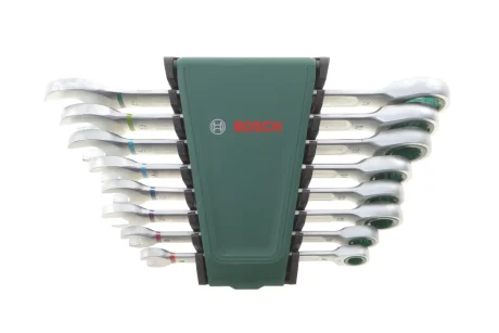 Набір комбі ключів з тріскачкою 8 шт 1 600 A02 7PS BOSCH 1600A027PS