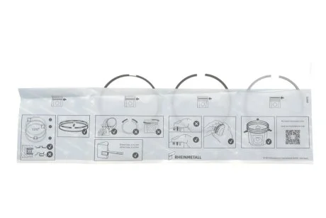 Комплект поршневих кілець BMW 84,000 KOLBENSCHMIDT 800128110000