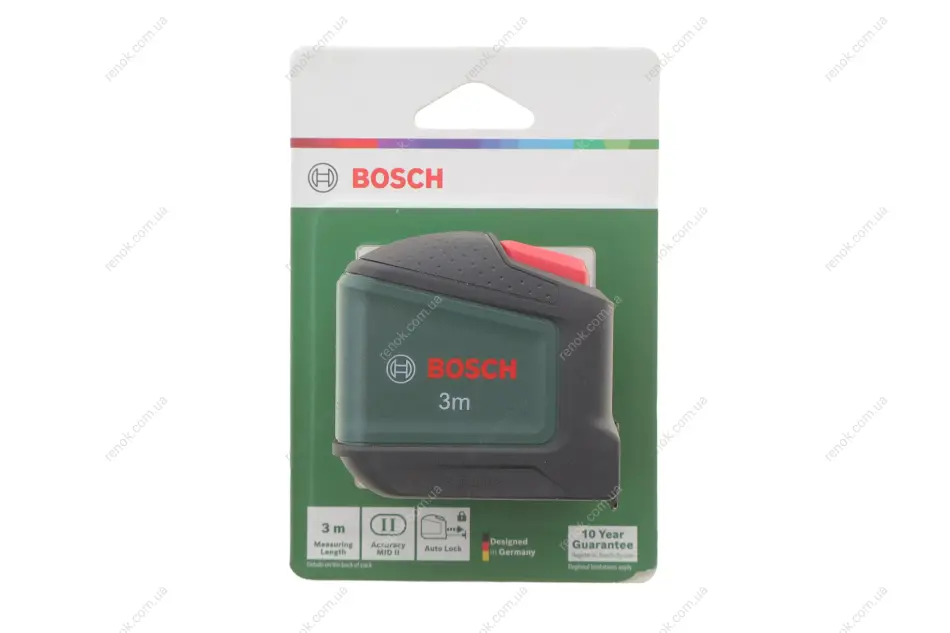 Рулетка 3 м 1 600 A03 2UX BOSCH 1600A032UX (фото 1)