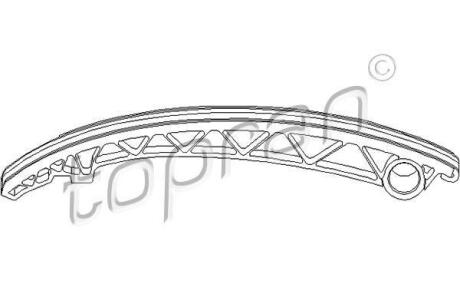 Планка заспокіювача ланцюга ГРМ TOPRAN / HANS PRIES 205563