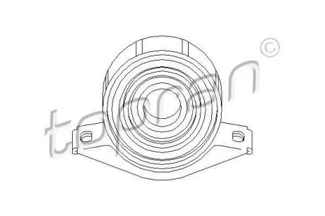 Підшипник підвісний TOPRAN / HANS PRIES 400080