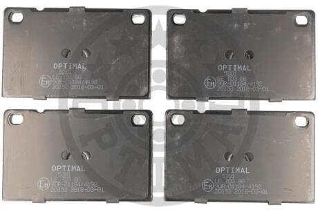 Гальмівні колодки дискові Optimal BP-05301