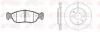REMSA PEUGEOT К-кт гальм. колодки + диски 106 II (1A_, 1C_) 1.1 i 97-01, CITROEN SAXO (S0, S1) 1.5 D 96-03 8461.02
