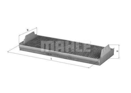 Фільтр салону вугільний MH MAHLE / KNECHT LAK 154