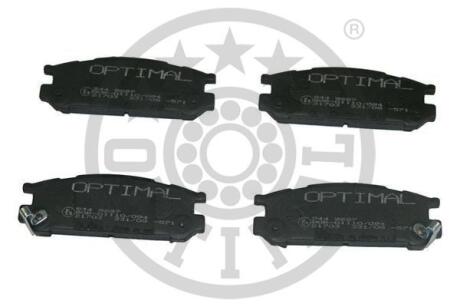 Гальмівні колодки дискові Optimal BP-09687