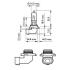 Авто лампа / 1 шт. / 12V / 60W / тип: HB3 / цоколь: P20d / 3500K / 1860 lm / PHILIPS 9005XVPB1 (фото 3)