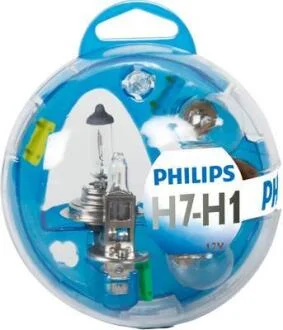 Набор ламп H1/H7 12V PHILIPS 55720EBKM