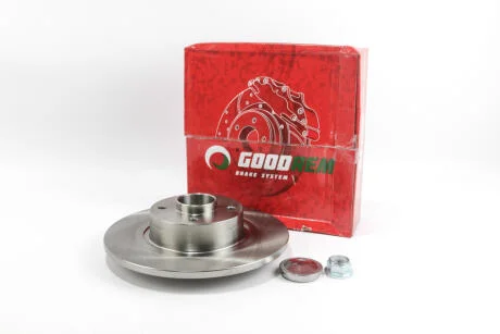 Фото 1 - гальмівний диск зад. Reanult Scenic II/Megane II 03- (270x10) (+ABS) з підшипником GOODREM RM3200 Гальмівний диск зад. Reanult Scenic II/Megane II 03- (270x10) (+ABS) з підшипником GOODREM RM3200 (фото 1)