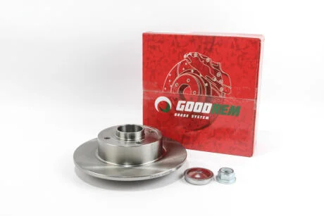 Гальмівний диск задн. Clio/Megane/Modus/Symbol/Twingo (05-21) з підшипником GOODREM RM3203