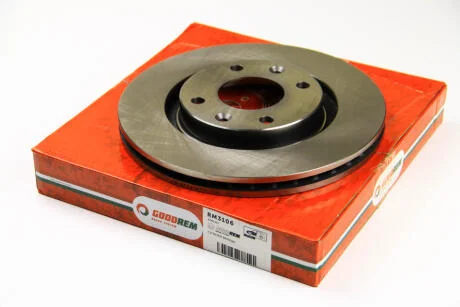 Гальмівний диск перед. Berlingo/Partner 01- (-ESP/266мм) GOODREM RM3106