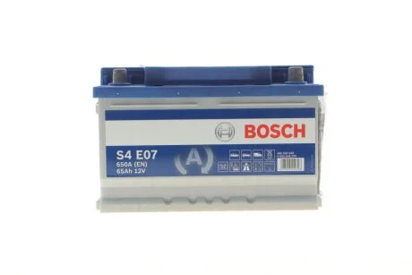 Акумулятор 12В/65Аг/650А/18,63кг DSC_0 092 S4E 070 BOSCH DSC0092S4E070