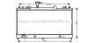 AVA MAZDA Радіатор охолодження Mazda 6 1.8/2.3 02- AVA COOLING MZ2162 (фото 1)