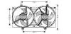 AVA NISSAN Вентилятор радіатора ALMERA 00- AVA COOLING DN7528 (фото 1)