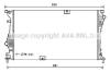 AVA RENAULT Радіатор сист. охолодження двиг. Trafic II, Opel Vivaro 2.0dCi/CDTi 06- AVA COOLING RT2601 (фото 1)