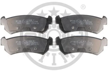 Гальмівні колодки дискові Optimal BP-12420