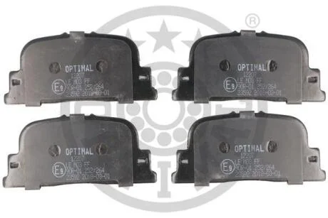 Гальмівні колодки дискові Optimal BP-12207