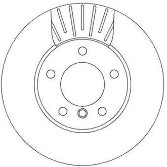 Гальмівний диск пер. BMW 1: E81/E87/E90 04- (292*73,6) компл. 2шт Jurid 562317JC