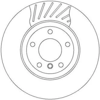 Гальмівний диск зад. BMW 3 (E46) 97-07 (320*60,3)компл. 2шт Jurid 562318JC