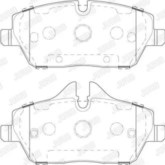 Гальмівні колодки пер. i3 (LUCAS) 13- Jurid 573841J