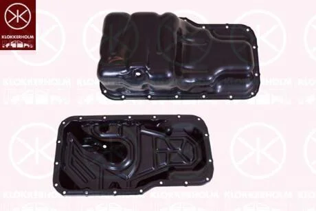 Піддон оливний, сталь KLOKKERHOLM 6818473