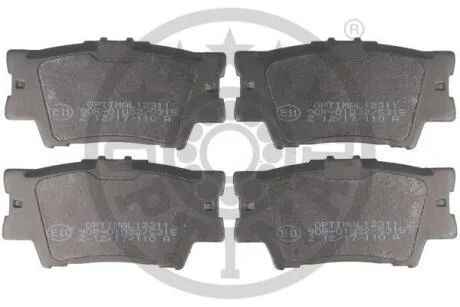 Гальмівні колодки дискові Optimal BP-12311