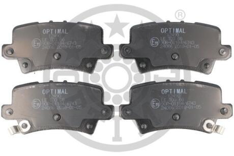 Гальмівні колодки дискові Optimal BP-12490