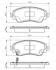 Комплект гальмівних колодок BOSCH 0986495132 (фото 1)