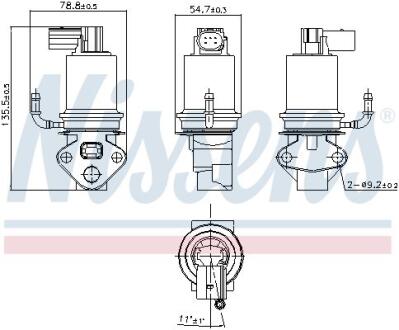Клапан EGR First Fit NISSENS 98201