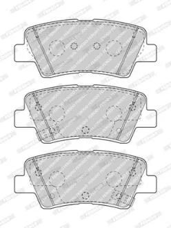 Гальмівні колодки FERODO FDB5041