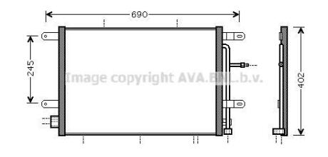 Радіатор кодиціонера AVA COOLING AI5239