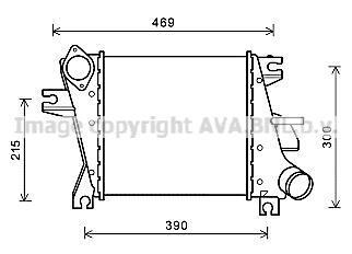Інтеркулер AVA COOLING DN4412