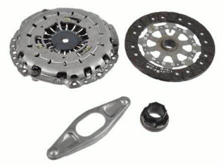 Комплект зчеплення (240мм) BMW 1 (F20), 1 (F21), 2 (F22, F87), 2 (F23), 3 (F30, F80), 3 (F31), 3 GRAN TURISMO (F34), 4 (F32, F82), 4 (F33, F83), 4 GRAN COUPE (F36) 1.5-2.0 07.11- SACHS 3000 950 729