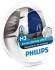 Лампочка H3 Master Duty Blue Vision (набір, 2 шт, 24В, 70Вт, тип гнізда: PK22S) PHILIPS 13336MDBVS2 (фото 1)