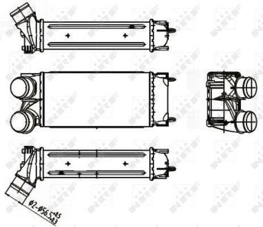 Радіатор інтеркулера NRF 30191