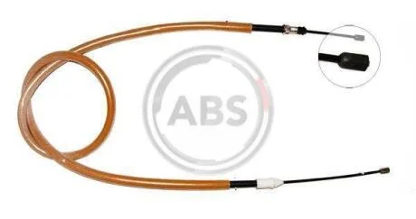 Трос ручного гальма зад. Megane Scenic/Scenic I 99- Л. (диск) (1508/1205) A.B.S. A.B.S. K19867